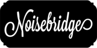 Cursive sign of Noisebridge